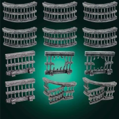 Curved Cages Pack- Plaguestone (Painted)